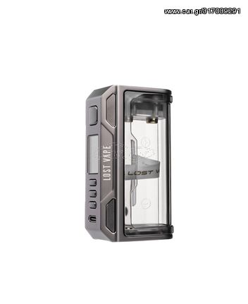 Thelema Quest 200W Box Mod by Lost Vape - Clear Series - Gun Metal