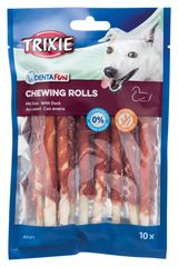 Λιχουδιά Trixie Denta Fun Duck Chewing Rolls Ρολό Μάσησης με Πάπια, Διαστάσεων:12cm/80gr, 10 Τεμάχια