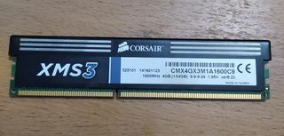 RAM CORSAIR CMX4GX3M1A1600C9 4GB PC3-12800