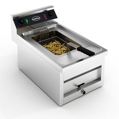 ΗΛΕΚΤΡΙΚΗ ΦΡΙΤΕΖΑ1X12L 9KW - ELECTRIC COUNTER FRYER 1X12L 9KW