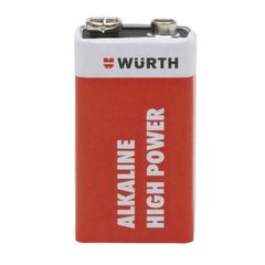 WURTH ΜΠΑΤΑΡΙΑ ΑΛΚΑΛΙΚΗ E BLOCK 9V HIGH POWER 1 ΤΕΜΑΧΙΟ - 0827115