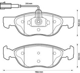 ΤΑΚΑΚΙΑ ΕΜ. TUNING ALFA ROMEO 145-146-147-155-156-GT-GTV-SPIDER/FIAT BRAVO-COUPE-MAREA-MULTIPLA-PUNTO HGT/LANCIA DEDRA-DELTA-KAPPA-LYBRA (GALFER) WVA 21636