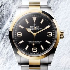 Rolex Replica Oyster Perpetual Explorer 36mm Yellow Gold