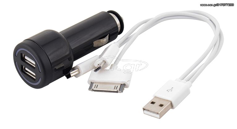 ΦΙΣ USB 3A 3 ΣΕ 1