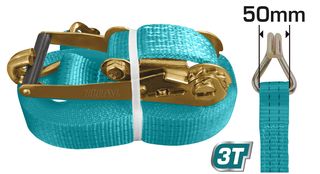 Total Ιμάντας Δεσίματος Με Καστάνια 3Τ - 6m THTRS3061 THTRS3061