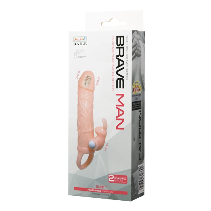 BRAVE MAN SKIN 5,91" MULTI-SPEED vibration