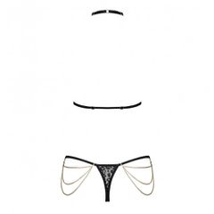 Obsessive Pantheria Sexy Set with Chain-thumb-1