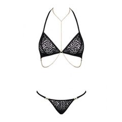 Obsessive Pantheria Sexy Set with Chain-thumb-2