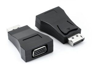 POWERTECH Αντάπτορας DisplayPort (M) σε VGA (F) CAB-DP035, μαύρο