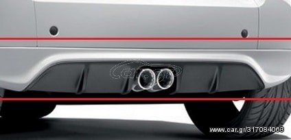 Brabus spoiler πισω diffuser smart 451 facelift 