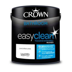 Αντιμουχλικό Χρώμα για το Μπάνιο Easyclean Bathroom Mid Sheen 1L Crown