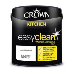 Αντιμουχλικό Χρώμα για την Κουζίνα Easyclean Kitchen Matt 1L Crown