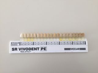 Χρωματολόγιο δοντιών SR VIVODENT PE/ IVOCLAR. 