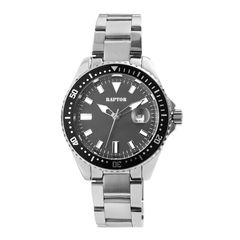 Raptor Serious, Men's Watch, Silver Stainless Steel Bracelet RA20233-007