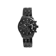 Just Watch, Men's Chronograph Watch, Black Stainless Steel Bracelet JW20146-003