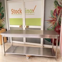 Πάγκος εργασίας τραπέζι 186*70*85 cm. Καινούριο - Κατασκευή μας! ΣΤΟΚ. Ποιότητα & Τιμή Stockinox