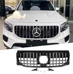 ΜΑΣΚΑ ΕΜΠΡΟΣ Mercedes GLB-Class X247 (2019-up) GT-R Panamericana Design Chrome & Black ΕΤΟΙΜΟΠΑΡΑΔΟΤΑ
