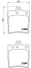 Σετ τακάκια, δισκόφρενα BREMBO P50033