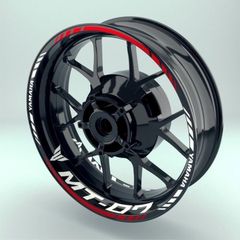 Αυτοκόλλητα για ζάντες Yamaha MT-07 ST10005 Σετ Μπρός/Πίσω