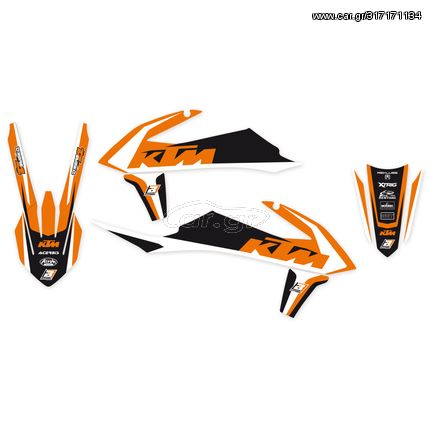 Αυτοκόλλητα σετ BLACKBIRD RACING KTM SX 125-250-350 SX-F 250-350-450 EXC 250-300/ 2019-2021