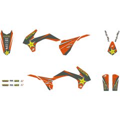 Αυτοκόλλητα σετ BLACKBIRD RACING KTM EXC 125-200-250-300-450-500 EXC-F 250-350 SX 125-250 SX-F 250-350-450 /2013-2016