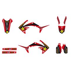 Αυτοκόλλητα σετ BLACKBIRD RACING HONDA CRF 250-450 R/ 2009-2013