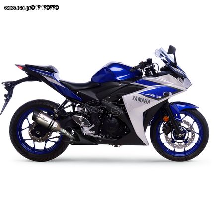 LEOVINCE One Evo Titanium Look Τελικό Εξάτμισης YAMAHA	MT-03/MT-250/YZF-R25/YZF-R3/ 2015-2018