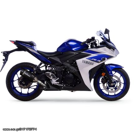 LEOVINCE  One Evo Τελικό Εξάτμισης YAMAHA MT-03/MT-250/YZF-R25/YZF-R3/ 2015-2018