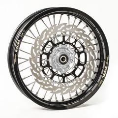 Δισκόπλακα εμπρός MOTO-MASTER FLOATING FLAME FLAMED BLACK 320MM HONDA CR/CRF
