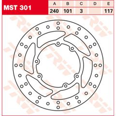 Δισκόπλακα εμπρός TRW FIXED ROUND HONDA CR/CRF