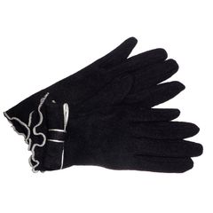 Γάντια Γυναίκεια Μαύρα Verde 0257-6 Μαύρο