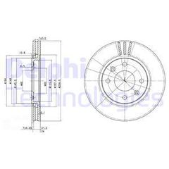 Δισκόπλακα DELPHI BG2871