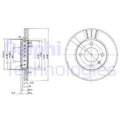 Δισκόπλακα DELPHI BG2982