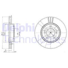 Δισκόπλακα DELPHI BG3061