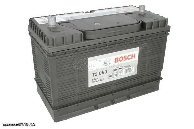 Μπαταρία Bosch T3050 12V Capacity 20hr 105 (Ah):EN (Amps): 800EN Εκκίνησης