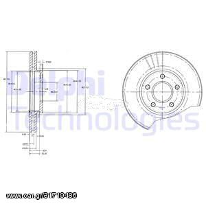 Δισκόπλακα DELPHI BG3826