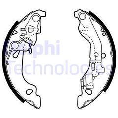 Σετ σιαγόνων φρένων DELPHI LS1858