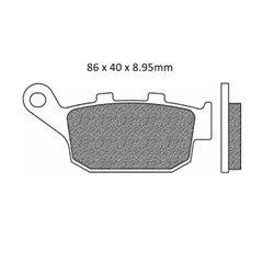 Τακάκια Σετ ARTRAX Για SUZUKI GLADIUS 650cc SFV (K9/L0/L1/L2/L3/L4/L5) 2009 2010 2011 2012 2013 2014 2015