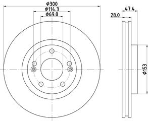 Δισκόπλακα BSG 517122L500bsg