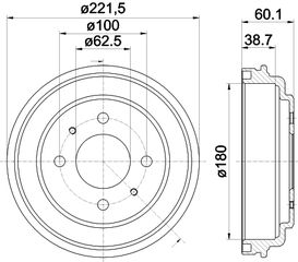 Ταμπούρο BOSCH 5841102501