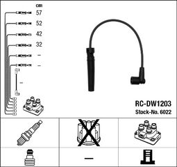 Σετ καλωδίων υψηλής τάσης BSG K2750162300