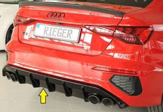 ΟΠΙΣΘΙΟ DIFFUSER RIEGER AUDI A3 8Y S-LINE/S3 SEDAN 