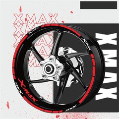 Αυτοκόλλητα για ζάντες YAMAHA XMAX 250 300 2018 ST10058  Σετ Μπρός/Πίσω