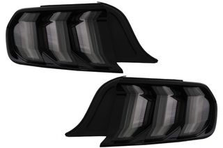 ΟΠΙΣΘΙΑ ΦΑΝΑΡΙΑ – Full LED Taillights suitable for Ford Mustang VI S550 (2015-2019) Smoke with Dynamic Sequential Turning Lights