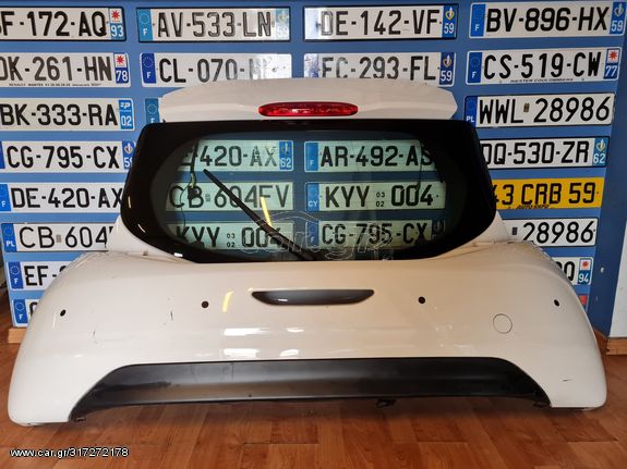PEUGEOT 208 13-19'' ΤΖΑΜΟΠΟΡΤΑ ΠΡΟΦYΛΑΚΤΗΡΑΣ ΠΙΣΩ ΤΡΑΒΕΡΣΑ ΦΑΝΑΡΙΑ