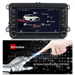 KIROSIWA VOLKSWAGEN SKODA SEAT Android 10 οθόνη αυτοκίνητου 7" ιντσών με GPS, WI-FI, Playstore, Youtube 