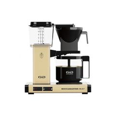 Moccamaster KBG Select - Επαγγελματική Καφετιέρα Φίλτρου Παστέλ Κίτρινη