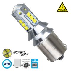 Λάμπα LED Globostar 81256 P21W 12V/15W Ψυχρό Λευκό 6000K 1τμχ