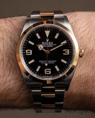 Rolex Αντιγραφο Α'ποιοτητας Oyster Perpetual Explorer 36mm Yellow Gold