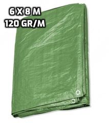 ΜΟΥΣΑΜΑΣ ΑΔΙΑΒΡΟΧΟΣ 6x8m, 120gr/m2 Πράσινος
